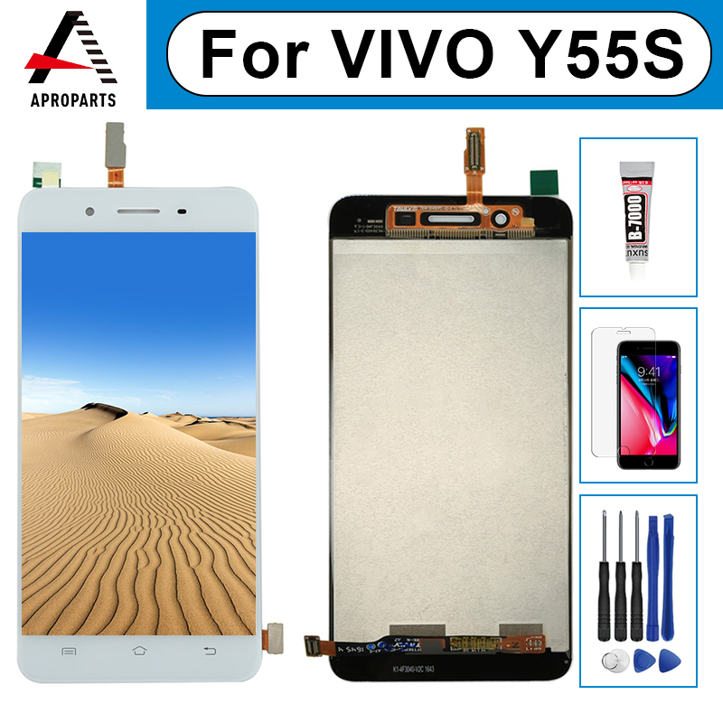 Màn hình lcd 5.2 ''cho vivo y55 bộ số hóa màn hình cảm ứng thay thế cho vivo y55s pantalla bộ phận sửa chữa kèm dụng cụ sửa chữa miễn phí