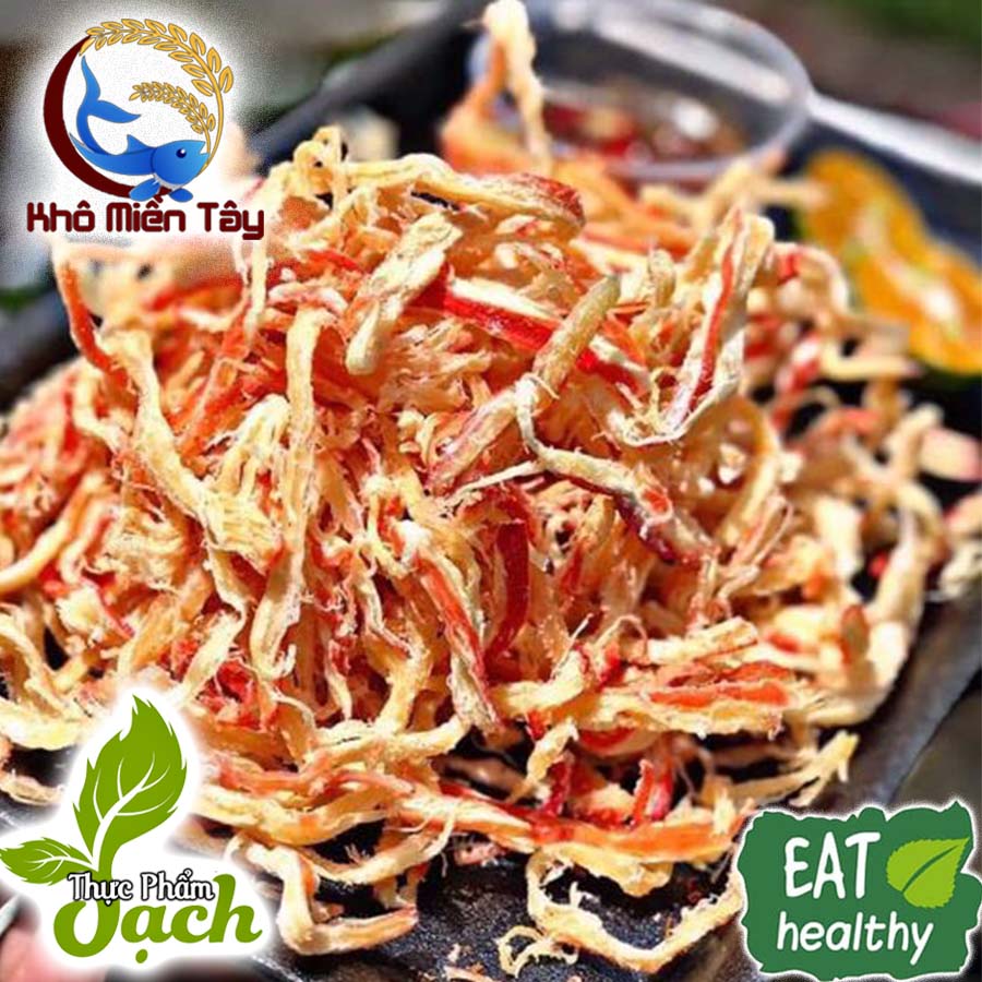 Đồ ăn vặt Mực Xé Sợi Hấp Nước Dừa.làm từ mực tươi. ngon ngọt,chất lượng, không chất bảo quản,