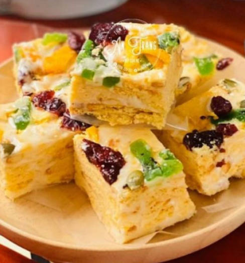 SET NGUYÊN LIỆU LÀM BÁNH BÔNG TUYẾT SIÊU NGON + TẶNG 35 TÚI ĐỰNG KẸO BÔNG TUYẾT