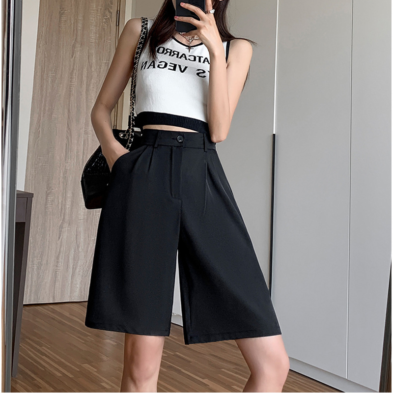 Quần Short Nữ Cao Cấp Cạp Cao Phối Cúc Kiểu Dáng Hiện Đại Năng Động Thời Trang Sugal SHORT NU 003V5