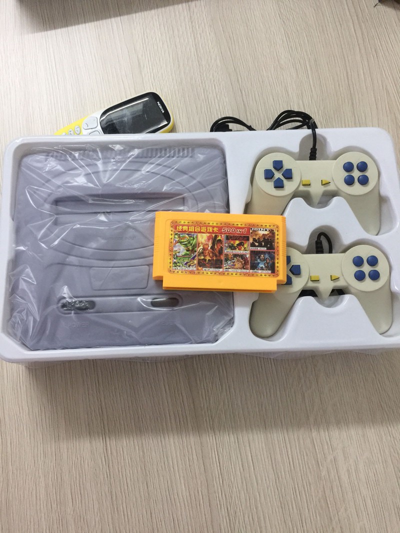 Máy chơi game trò chơi 8 bit ngày xưa FC Nes's+ Kèm băng 500 trò