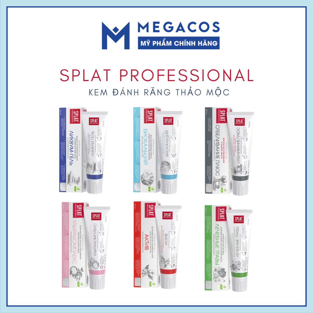 Kem đánh răng thảo mộc splat professional của nga