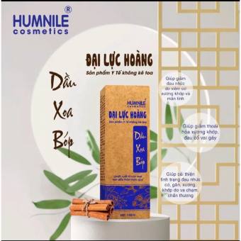 DẦU XOA BÓP ĐẠI LỰC HOÀNG Tinh Dầu xoa bóp Đại Lực Hoàng 120ml - giải pháp hỗ trợ cơ xương khớp DẦU XOA BÓP ĐẠI LỰC HOÀNG