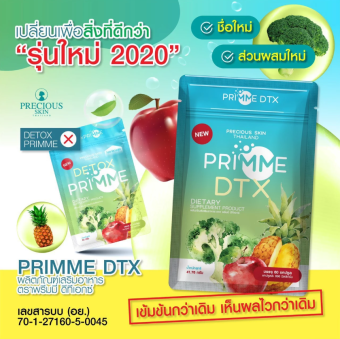 Giảm cân detox Primme từ trái cây rau củ