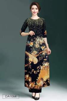 Áo dài may sẵn kèm quần lụa