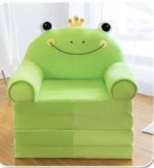 SOFA GIƯỜNG - GHẾ LƯỜI BÔNG HÌNH THÚ CHO BÉ(4tầng) ẾCH XANH