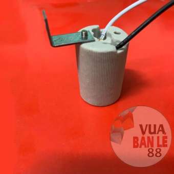 Đuôi đèn xoáy sứ chống cháy E14