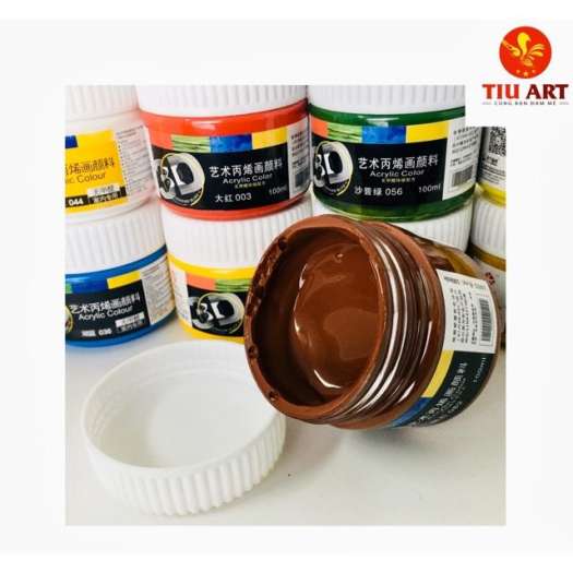 Màu 3D Acrylic Chinjoo 100ml [Bảng màu 1]