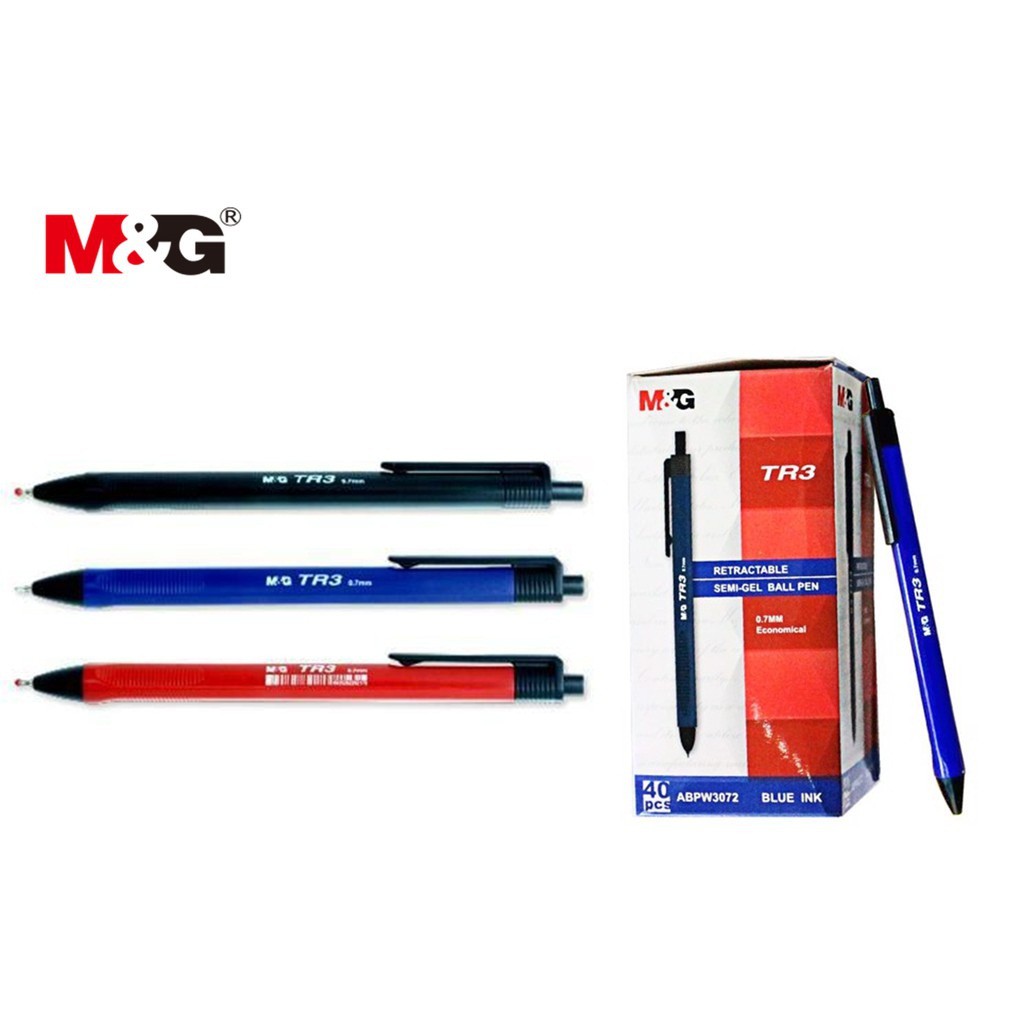 Bút bi m&g tr3 siêu trơn, đều mực