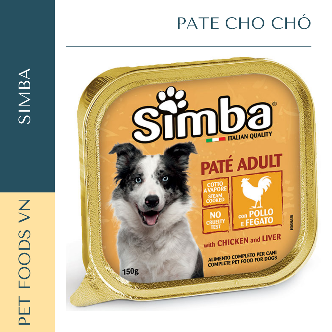 Pate cho chó simba