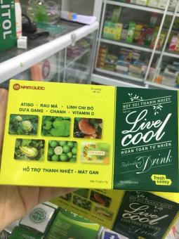 Bột sủi thanh nhiệt Livecool