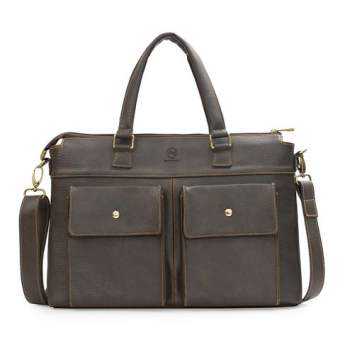 Túi/Cặp đựng laptop 14 inch công sở nam nữ, chất da cao cấp