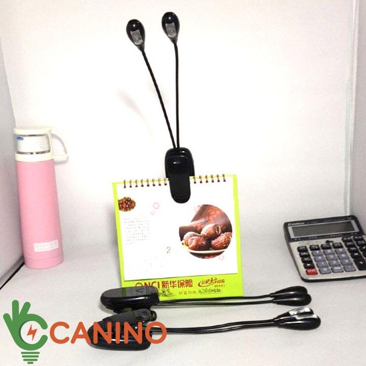 Đèn đọc sách mini đa năng V1 2 râu