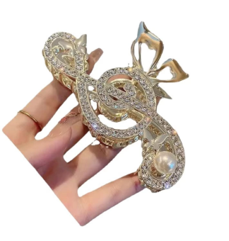 Kẹp tóc đính đá đính đá thời trang Hàn Quốc phụ kiện kẹp tóc nữ sang trọng