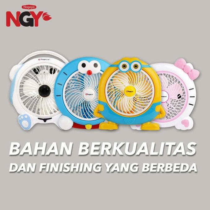 Kipas Angin Karakter Listrik Nagoya Portable Desk Fan 10In Ng-180Bcd Terbaik Dikelasnya