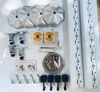 Giàn phơi thông minh cao cấp ĐÃ CÓ 2 thanh phơi nhôm, Giàn phơi quần áo, Giàn phơi Hoà Phát, Giàn phơi chính hãng, Giá phơi đồ thông minh