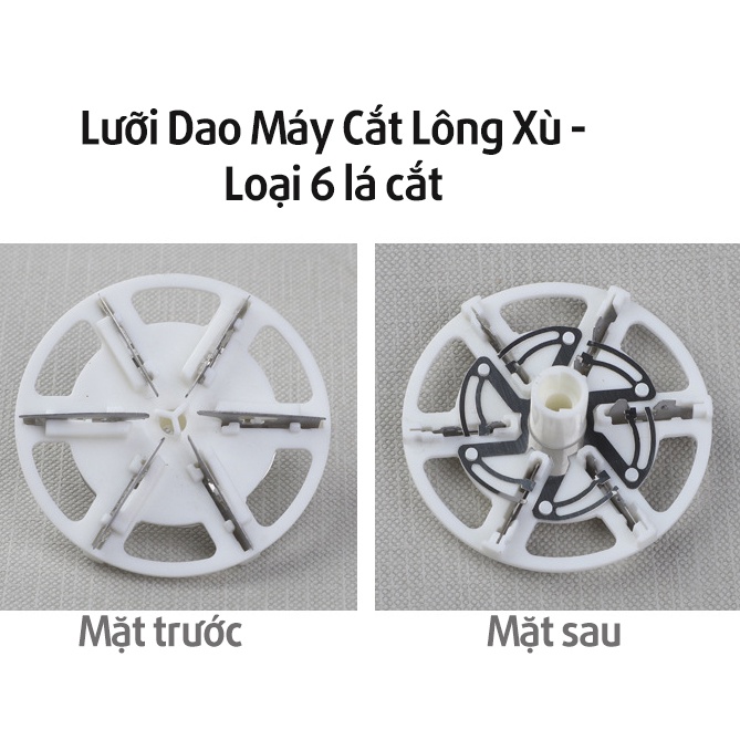 Lưỡi dao dự phòng máy cắt lông xù loại 6 lá cắt