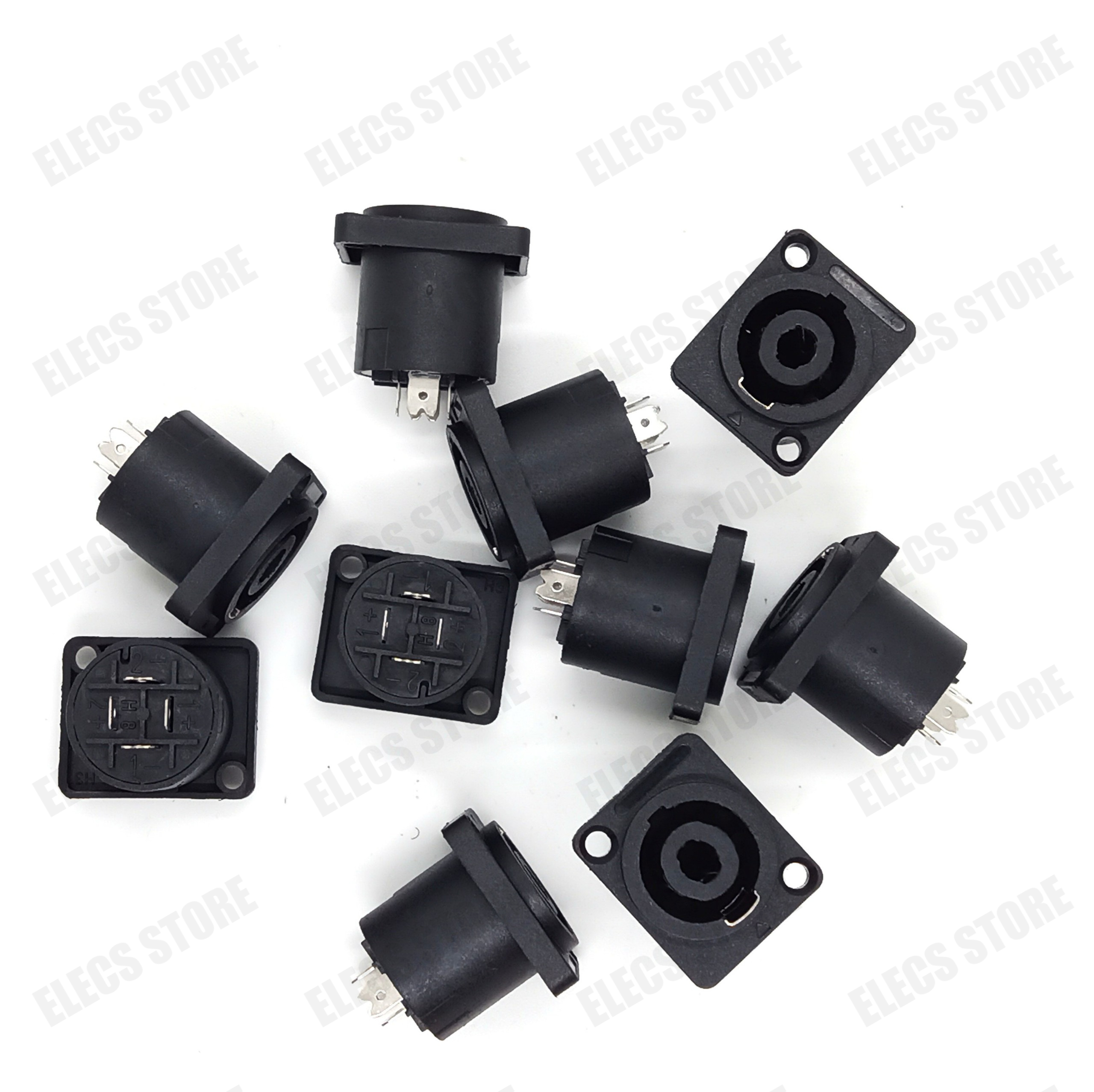 Jack Loa Speakon Mặt Cái - Vuông (1 Cái)