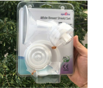 (Tách Lẻ) Phễu Nhựa Cứng Spectra Kèm Van Chân Không - Phụ kiện Cho Máy Hút Sữa Điện Spectra Hàn Quốc