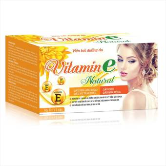 Serum Dưỡng Trắng Da Vitamin E Natural Tinh Chất Dầu Hoa Anh Thảo, Dầu Oliu Kích Trắng Da, Làm Mờ Các Vết Thâm Nám,Dưỡng Ẩm, Trắng Sáng, Duy Trì Độ Đàn Hồi Cho Da Mềm Mại, Khỏe Mạnh Tươi Sáng Hơn-Hộp 30 ống