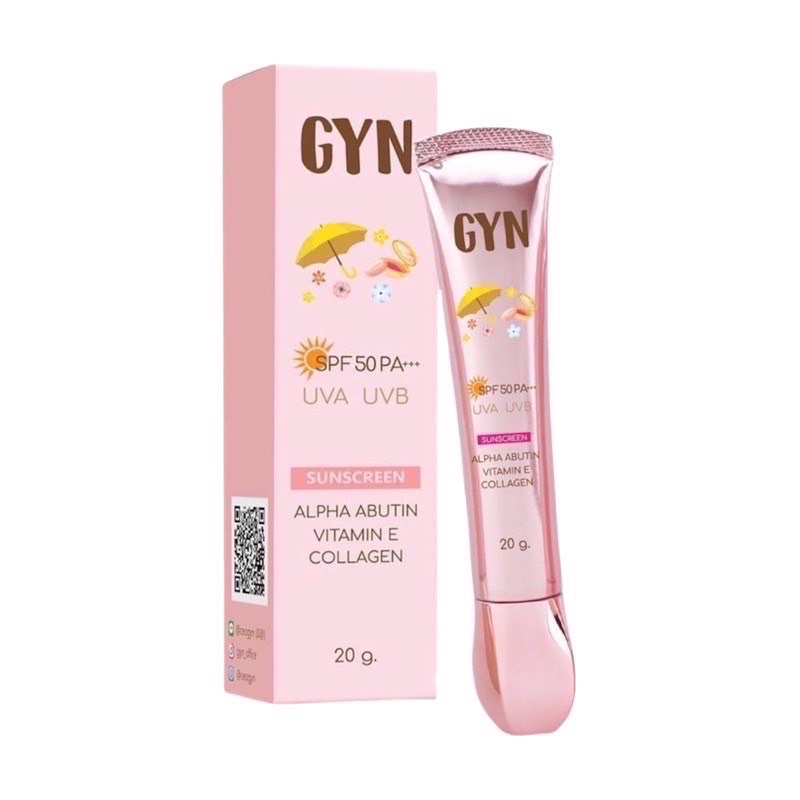 กันแดดจินน์ กันแดดหน้าเงา GYN SUNSCREEN CREAM SPF50 PA+++