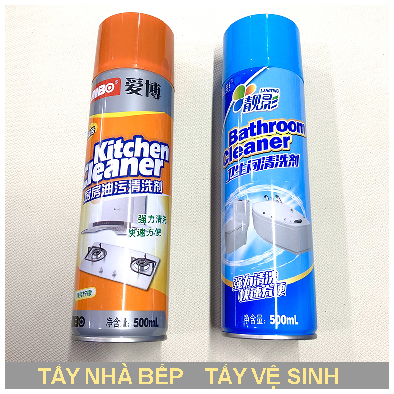 Chai xịt tẩy rửa đa năng Kitchen Bathroom Cleaner 500ml - Nước tẩy rửa nhà bếp nhà vệ sinh