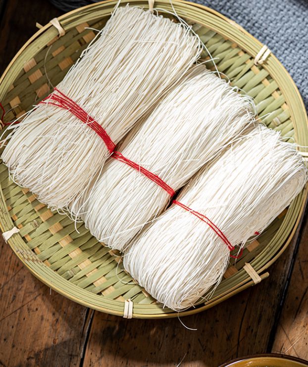 [2kg]  2 Bó Bún Loại TO gạo khô, mì hủ tiếu khô gạo sạch thơm ngon loại đặc biệt dai ngon không gãy vụn không chất bảo quản, an toàn sức khoẻ