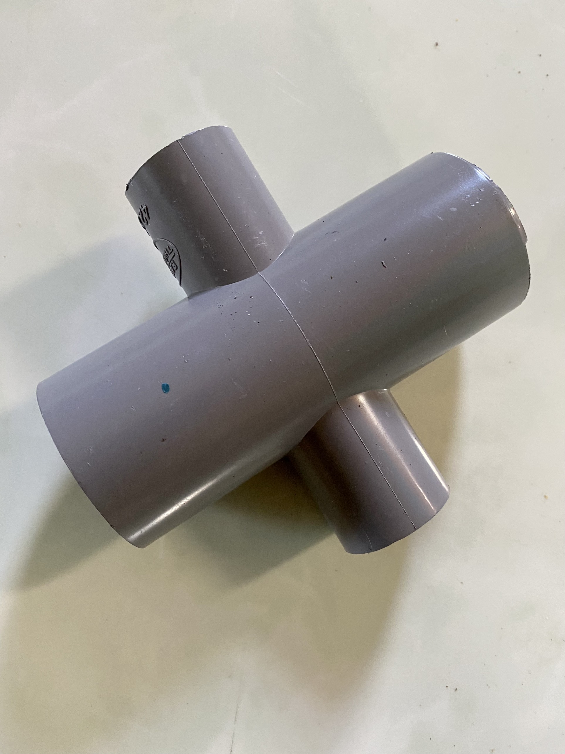 Chữ thập, dấu cộng nhựa pvc 42 giảm 27, chữ thập giảm 42/27