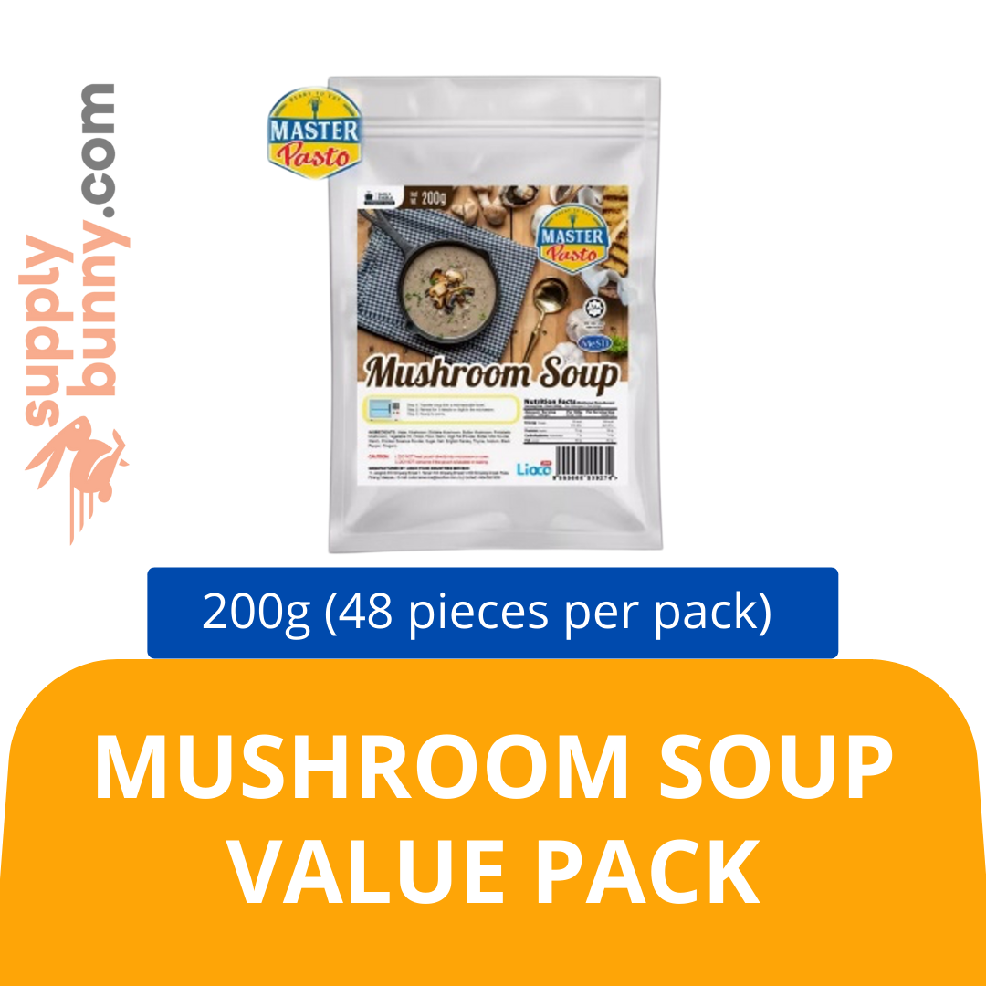 KLANG VALLEY ONLY! Mushroom Soup Value Pack 200g (48 pieces per pack)