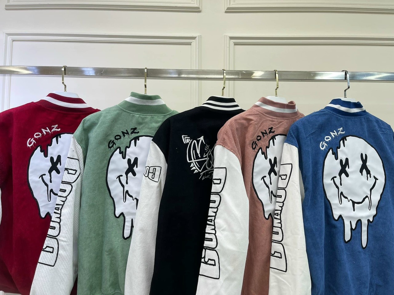 Áo Khoác Nhung Bomber Nam Nữ Icon Siêu Chất Hot Trend