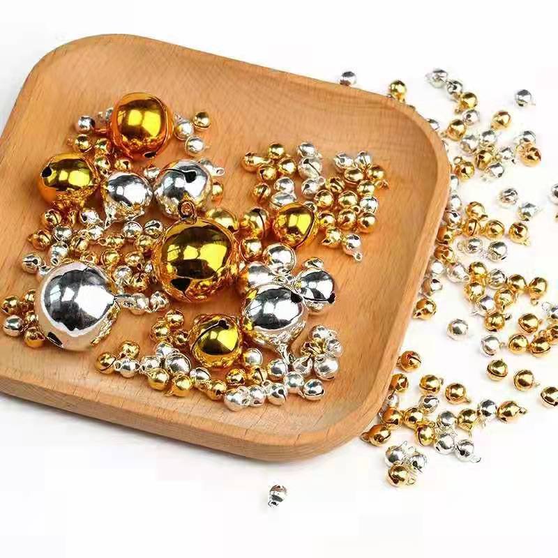 Set 10 chuông tròn nhiều màu size 8-14mm