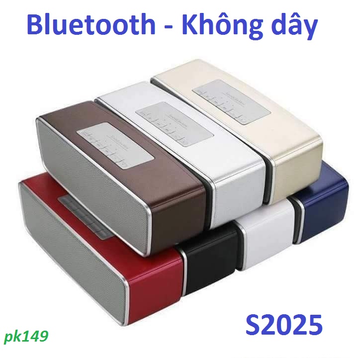 Loa bluetooth pin trâu S2025 / Loa bluetooth không dây nghe nhạc USB thẻ nhớ S2025