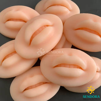 Môi Silicon 3D cao cấp tập phun xăm