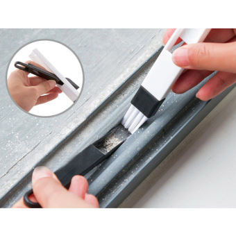 Chổi mini vệ sinh khe cửa trượt, vệ sinh bàn phím máy tính có kèm ki hốt bụi _PK102