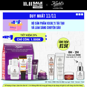 Bộ sản phẩm Kiehl's tái tạo và làm sáng chuyên sâu