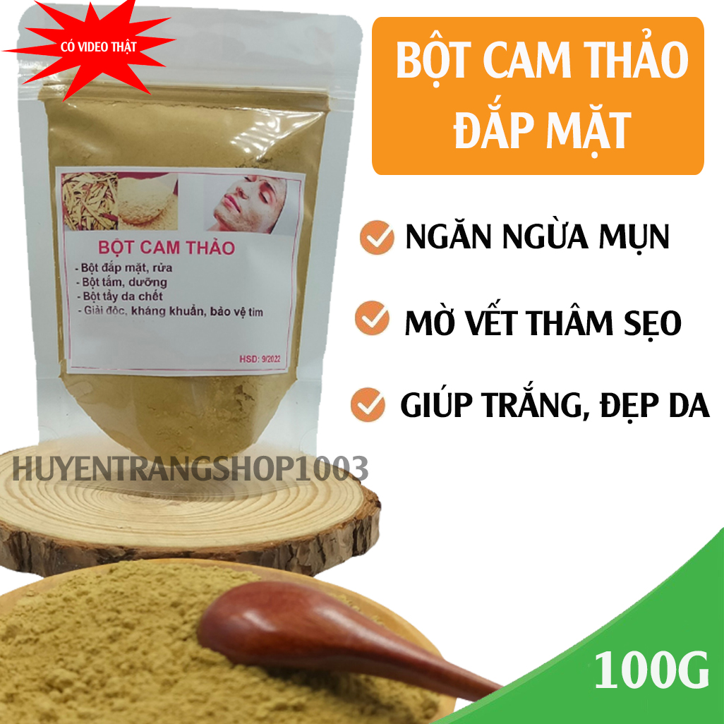 100g bột cam thảo nguyên chất