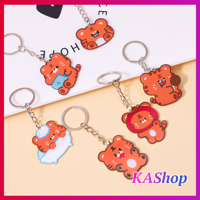 Móc khoá icon chú hổ con siêu dễ thương tiện dụng