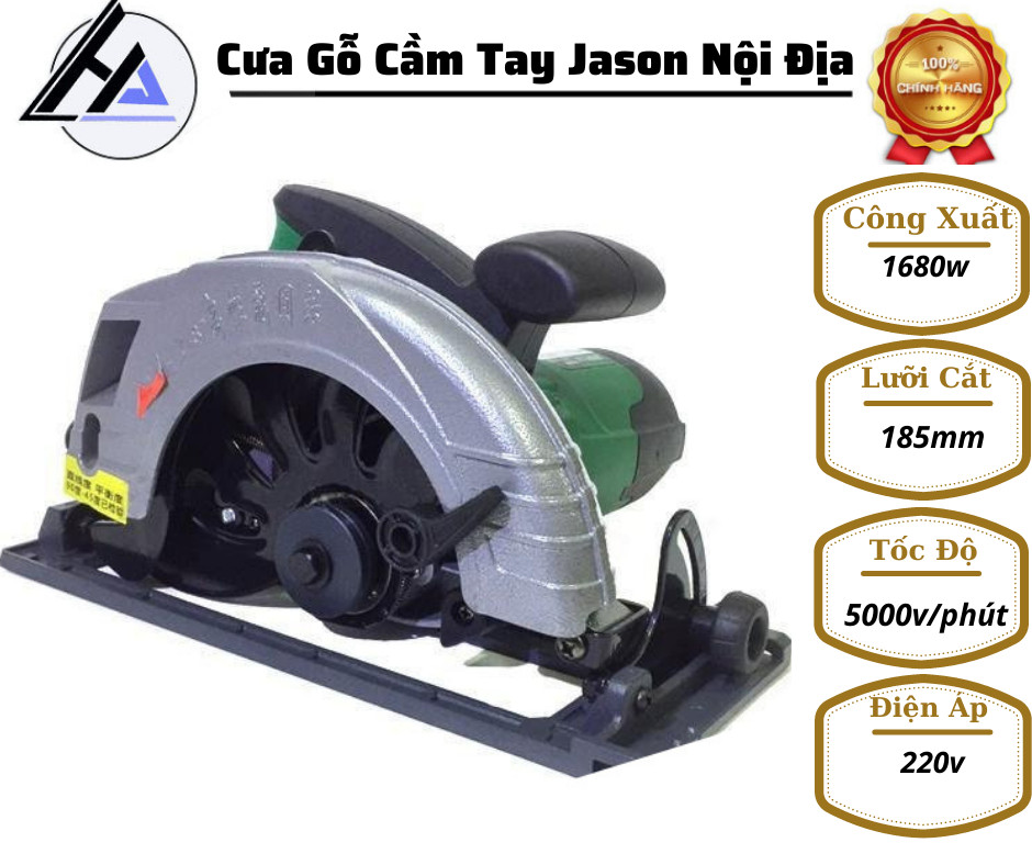 Máy cưa đĩa jason gsd185 công suất 1680w-máy cưa gỗ jason gsd cao cấp