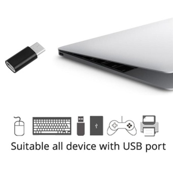2pcs Micro Android Female To USB 3.1 Type-C Male Adapters(Black) - Intl May 2018 - 2 2pcs Micro Android Female to USB 3.1 Type-C Male Adapters(Black) - intl - 2