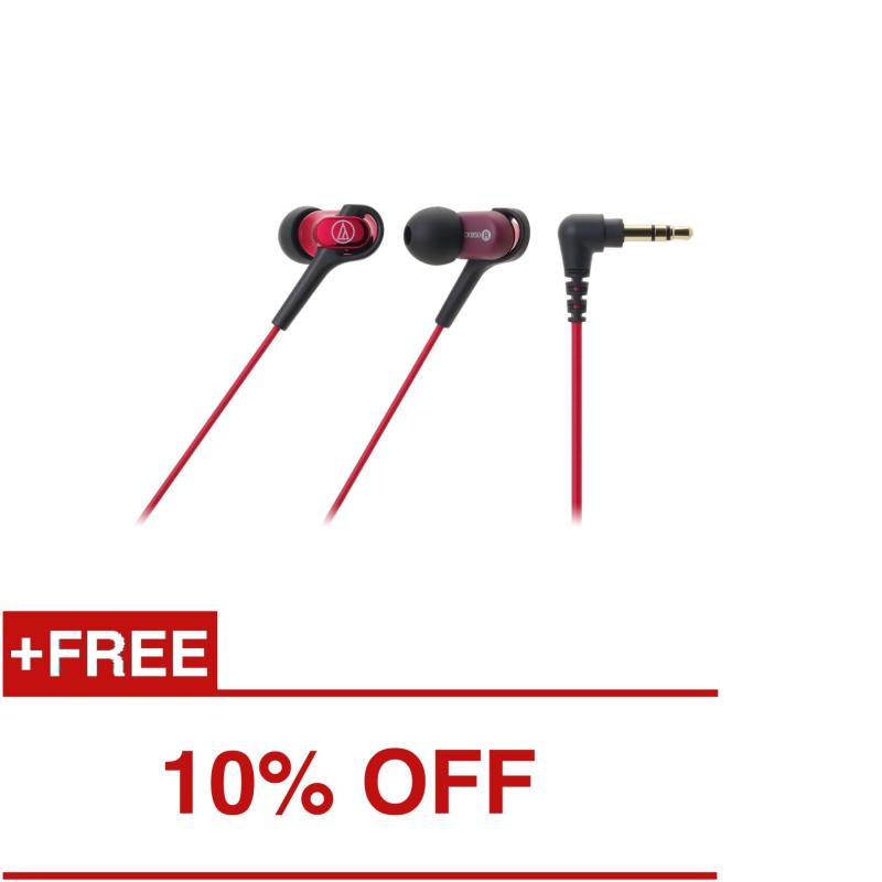 Audio-Technica ATH-CKB50 In-Ear Headphones Red Singapore