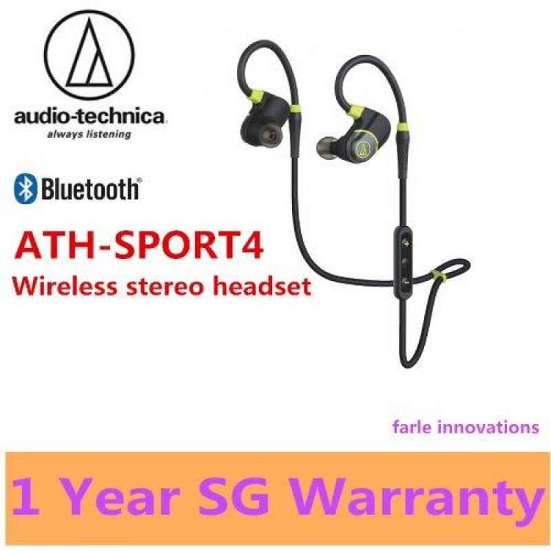 Audio Technica ATH-SPORT4 Sonic Sport Wireless Stereo Headset (Red) Singapore