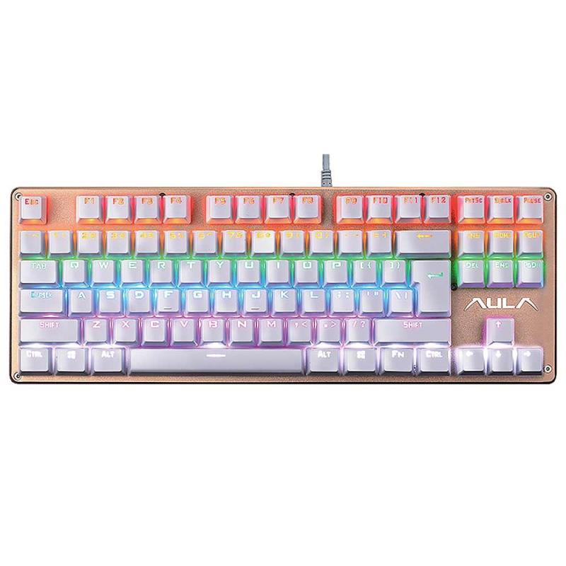 AULA F2012 Professional Blue Axis USB Wired Mechanical Gaming
Keyboard - intl Singapore