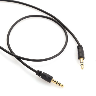 AUX Cable 3.5mm 3 Pole Male To Male Jack Audio Stereo Extension Cord Black April 2018 - 3 AUX Cable 3.5mm 3 Pole Male to Male Jack Audio Stereo Extension Cord Black - 3