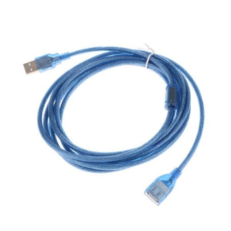 BolehDeals 3m/10ft USB 2.0 Extension Cable Cord Line for Drive Mouse Card Reader Blue - intl