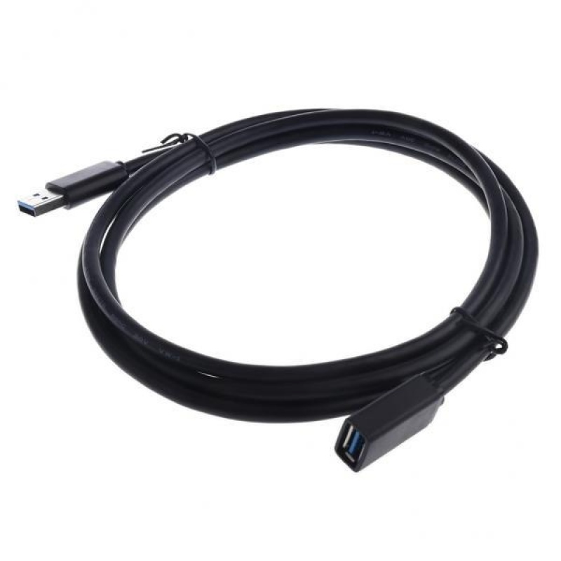 BolehDeals USB 3.0 Type A-Male to A-Female Extender M/F Extension Cable Black 2meter - intl