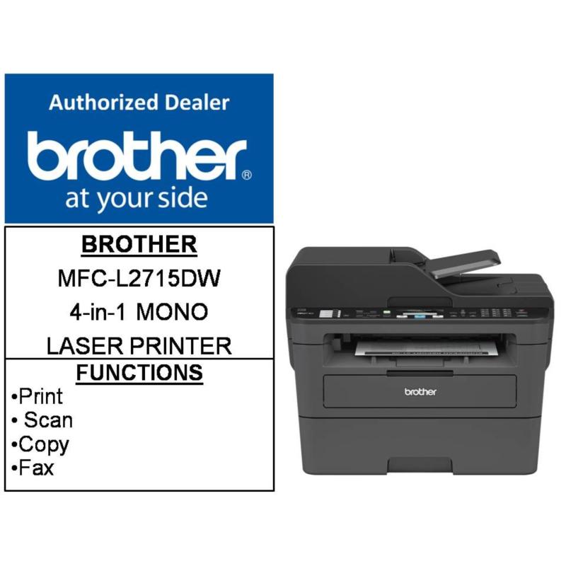 Brother MFC-L2715DW 4 in 1 MONO LASER PRINTER ** Free $25 Shopping Voucher Till 28th Feb 2018 Singapore