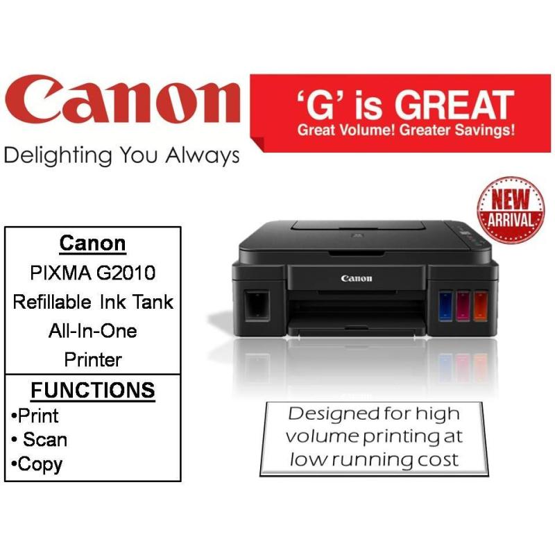 Canon PIXMA G2010 Refillable Ink Tank All-In-One Printer Singapore