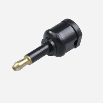 Gold Plated TOSLINK To 3.5mm Fiber Optic Optical Cable Plug Adaptor Black June 2018 - 4 Gold Plated TOSLINK to 3.5mm Fiber Optic Optical Cable Plug Adaptor Black - 4