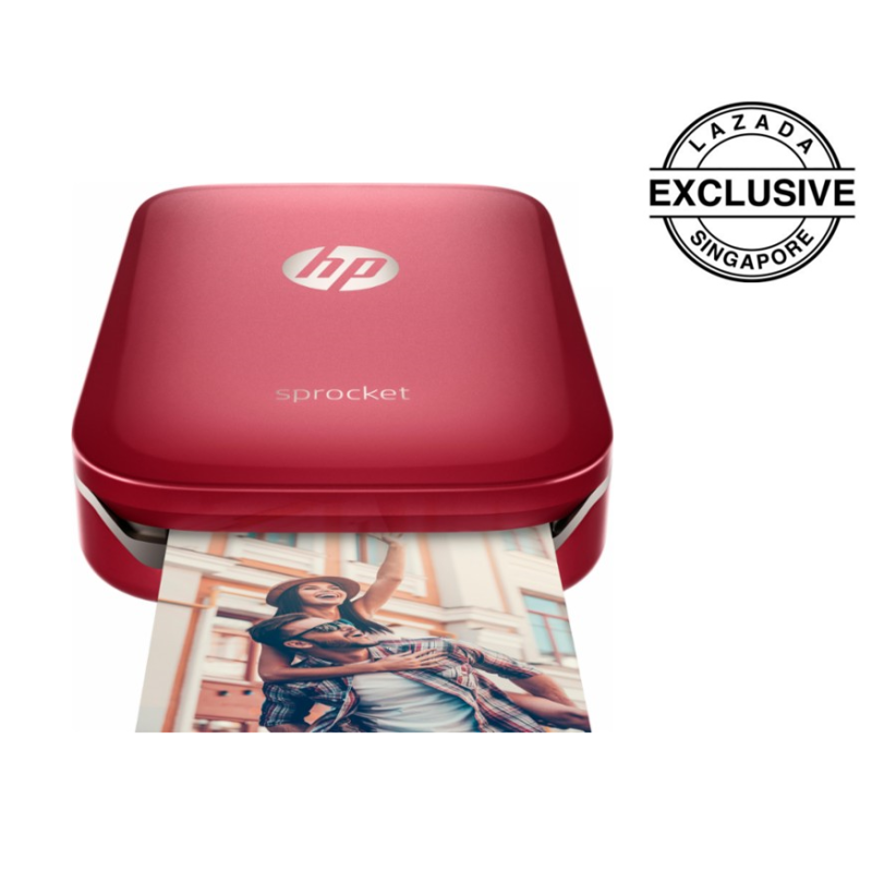 HP Sprocket Photo Printer - Red (Lazada-Exclusive) Singapore