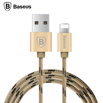 Baseus 0.5m USB Cable Nylon Braided Fast Data Sync Charging Lightning Cable For IPhone(Silver) - Intl April 2018 - 2 Baseus 0.5m USB Cable Nylon Braided Fast Data Sync Charging Lightning Cable For iPhone(Silver) - Intl - 2